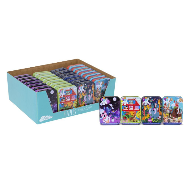 Outer Space 45 Puzzle in Tin