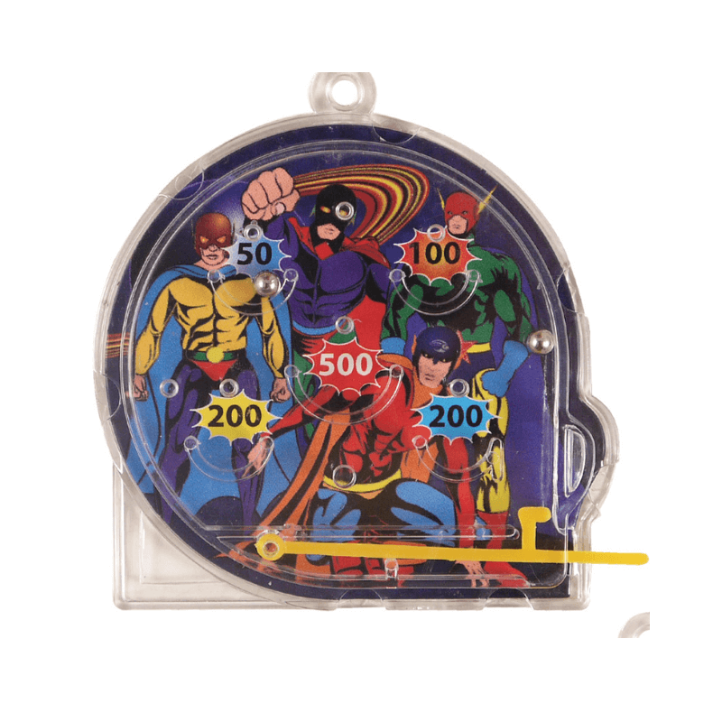 Superhero Pinball Puzzle