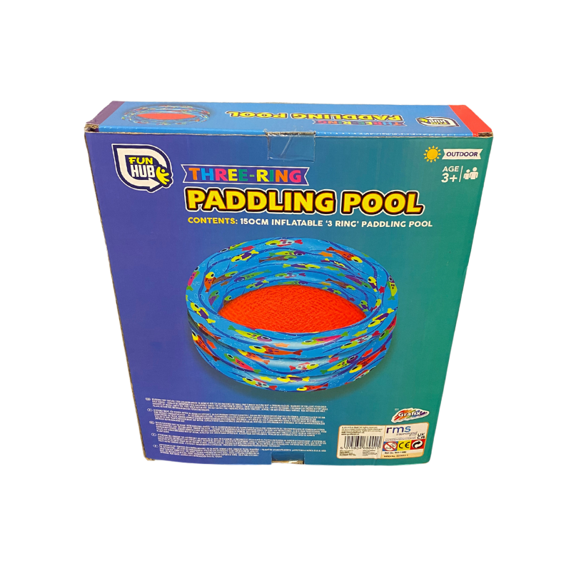 Inflatable Three Ring Paddling Pool