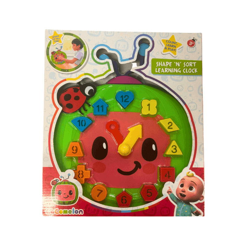 Cocomelon Shape And Sort Learning Clock