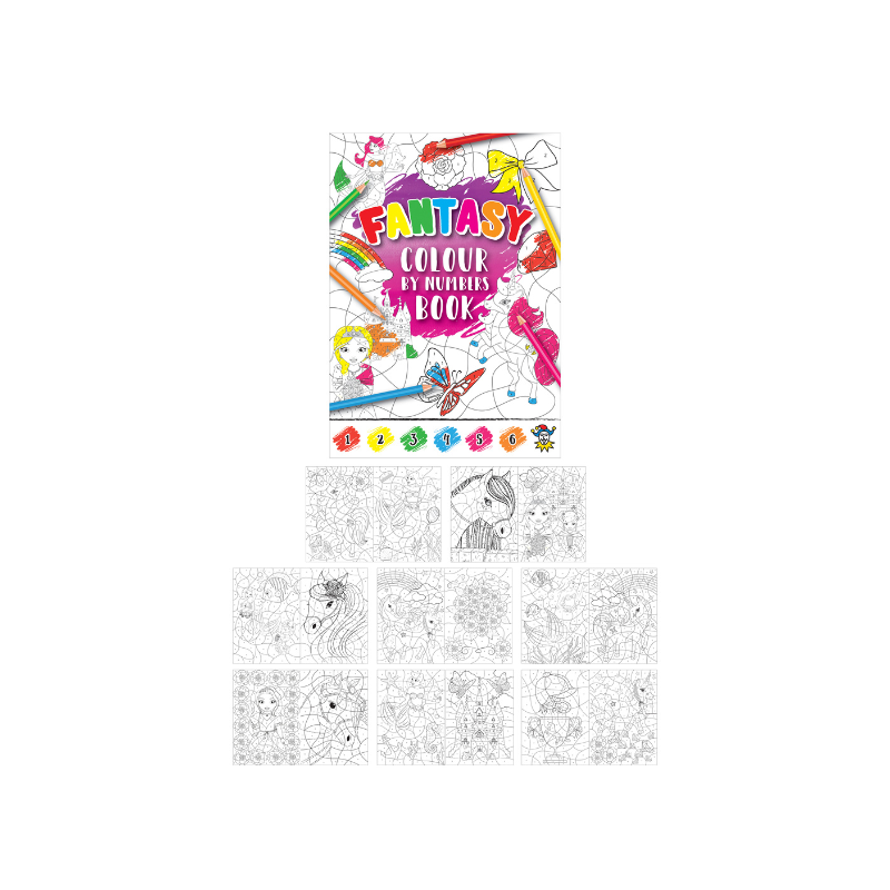 Colour By Numbers Fantasy Theme