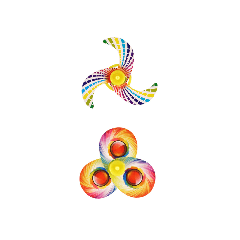 Mini Multi-Coloured Spinning Top