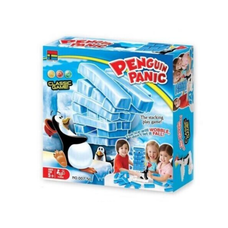 Board Game Rocking Stack Penguin Panic Board Game of Stacking Blocks