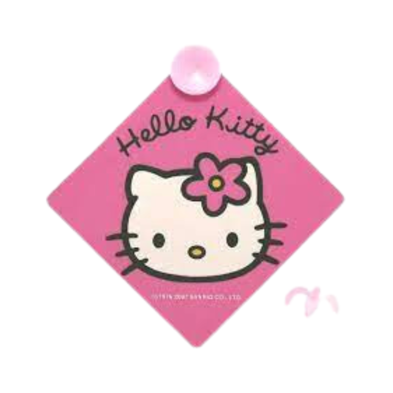 Hello Kitty Car Sign